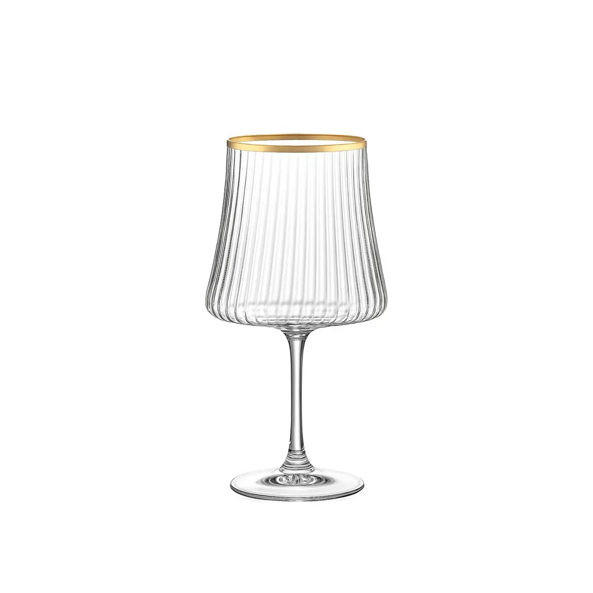 Verres à vin bord doré 360ml - lot de 6 AULICA