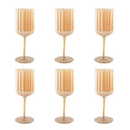 Verres à vin doré - lot de 6 AULICA