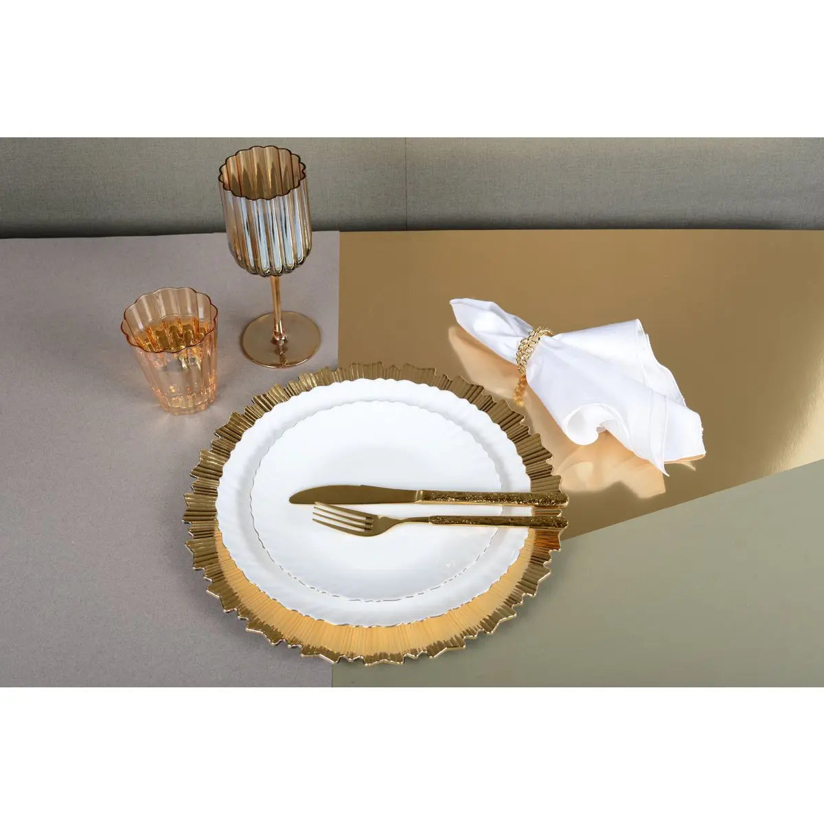 Verres à vin doré - lot de 6 AULICA