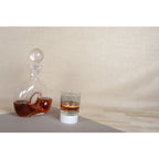 Verres à whisky fil noir et doré - lot de 6 AULICA