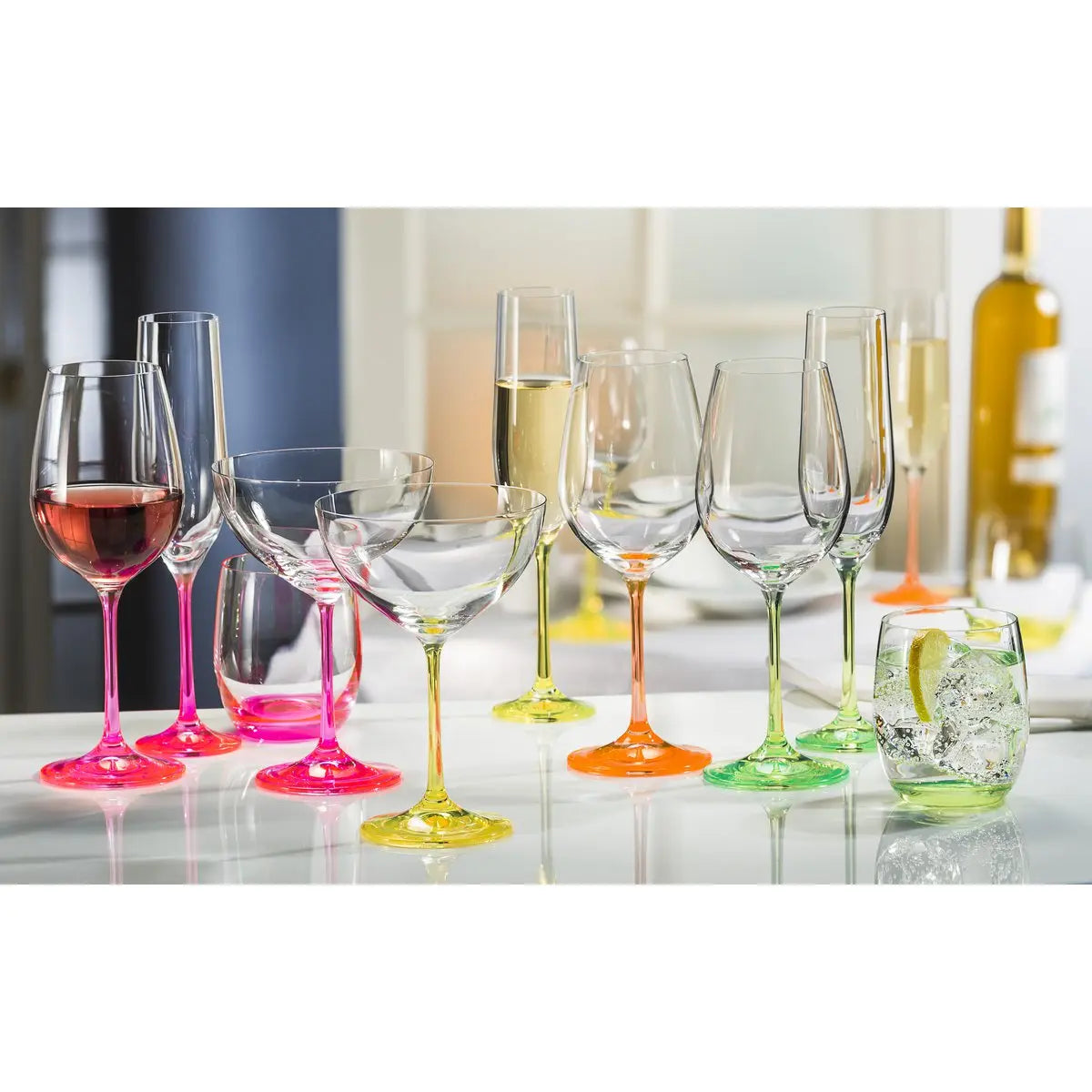 Verres cocktail néon 340 ml - lot de 4 AULICA