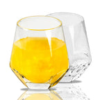 Verres facettes whisky - lot de 2 AULICA
