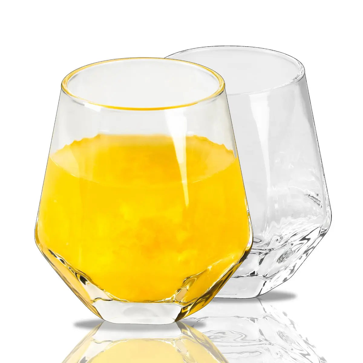 Verres facettes whisky - lot de 2 AULICA