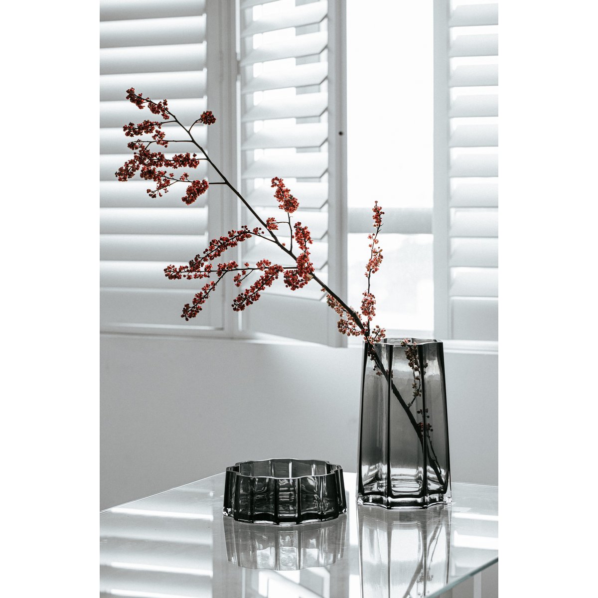 Vase de luxe moderne-classique, design élégant, LENOX 30 Gris