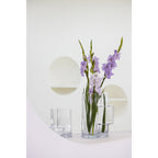 Art de la Table Vase en verre au design innovant avec une touche constructiviste, verre transparent FUSION 20 Zistyhome art de la table