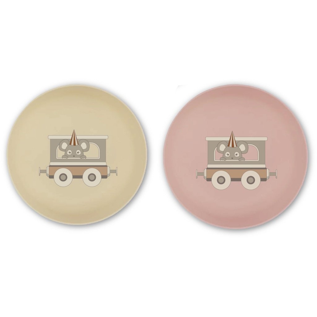 Assiette creuse en bioplastique (PLA) Villum 2 pcs.