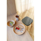Service de table en bioplastique (PLA) Milas, paquet de 3