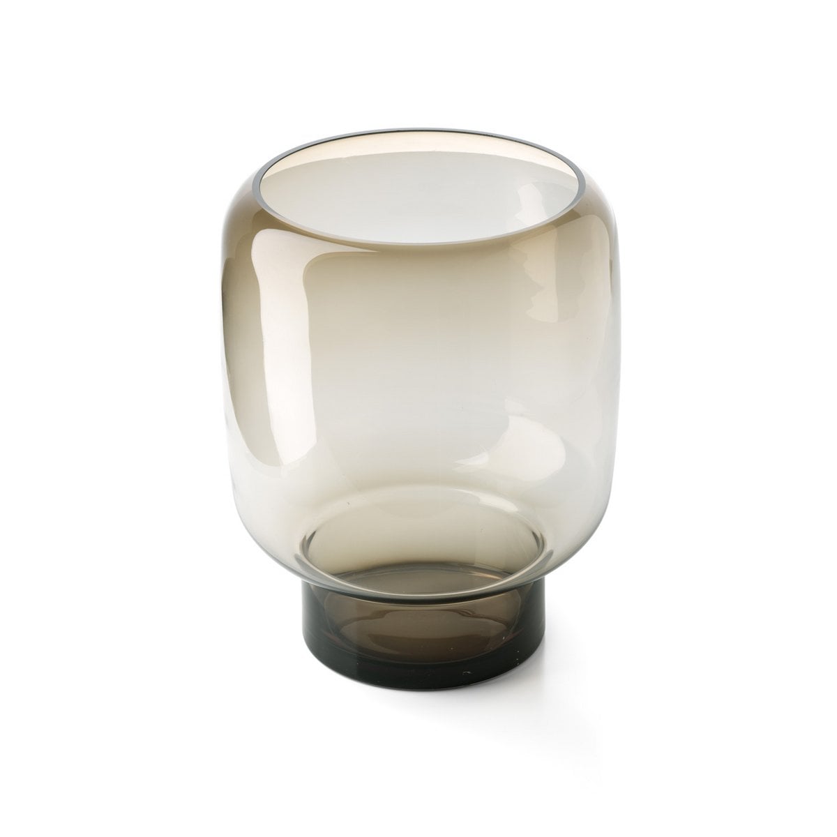 Le Vase Smoky Cube - Marron - L