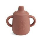 Gobelet en silicone Aiko avec couvercle sippy