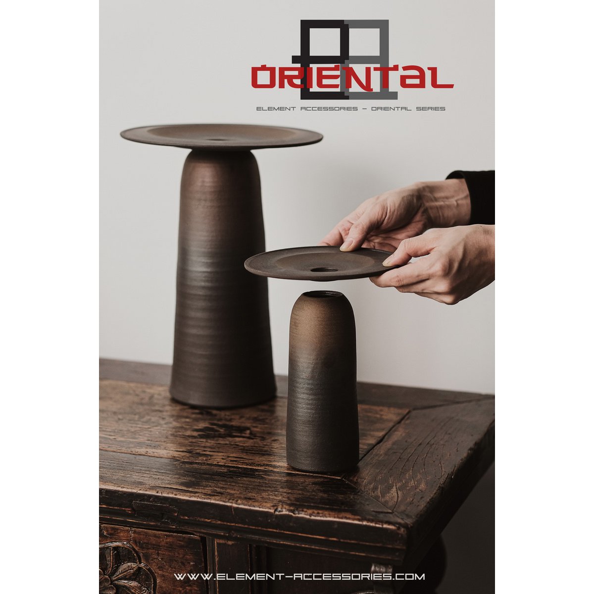 innovant, NewModern grand vase en céramique East+West ULF35