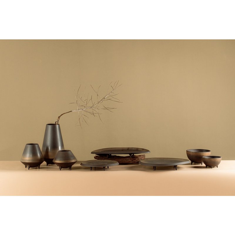 Art de la Table Nouvelle assiette design haut de gamme en céramique moderne East+West, OTA06BB Zistyhome art de la table
