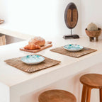 Set de table (Lot de 2, 4 ou 6) 36 cm | Set de table VARNA (naturel) en jonc de mer
