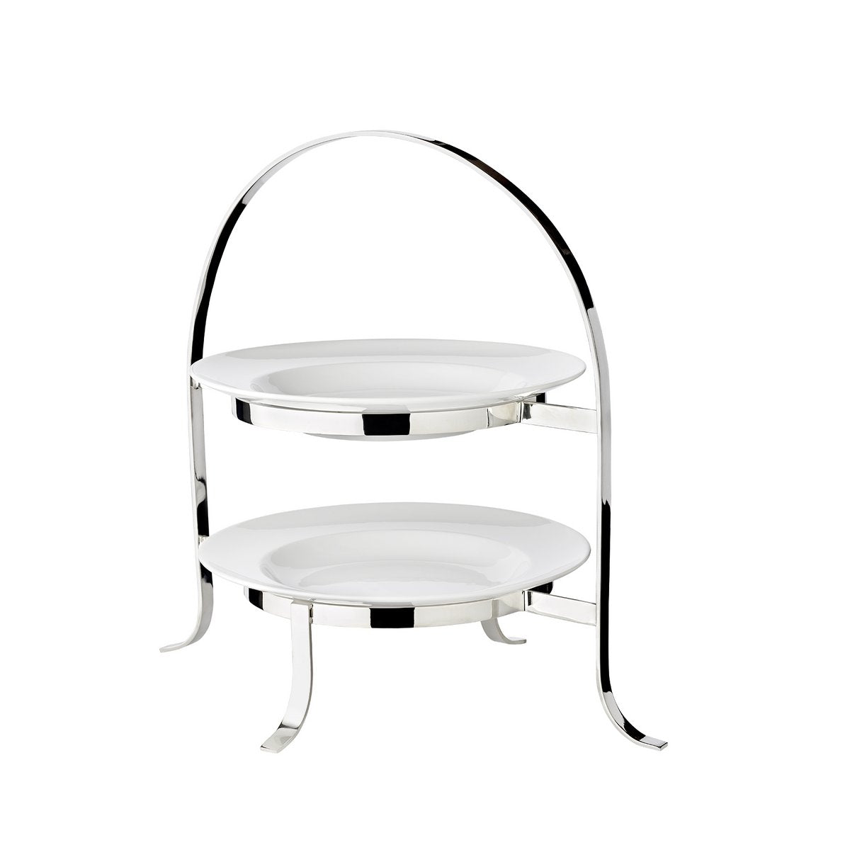 Présentoir à gâteaux Sina pour 2 assiettes H 33 cm
