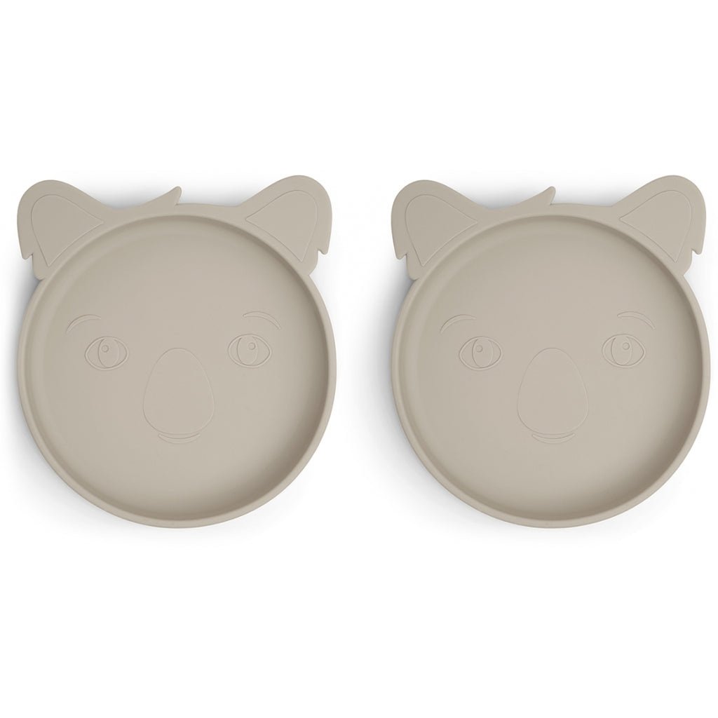 Akila assiette en silicone 2-pack Koala