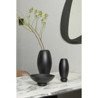 Vase en nano-ciment moderne, design innovant. RUD30BK