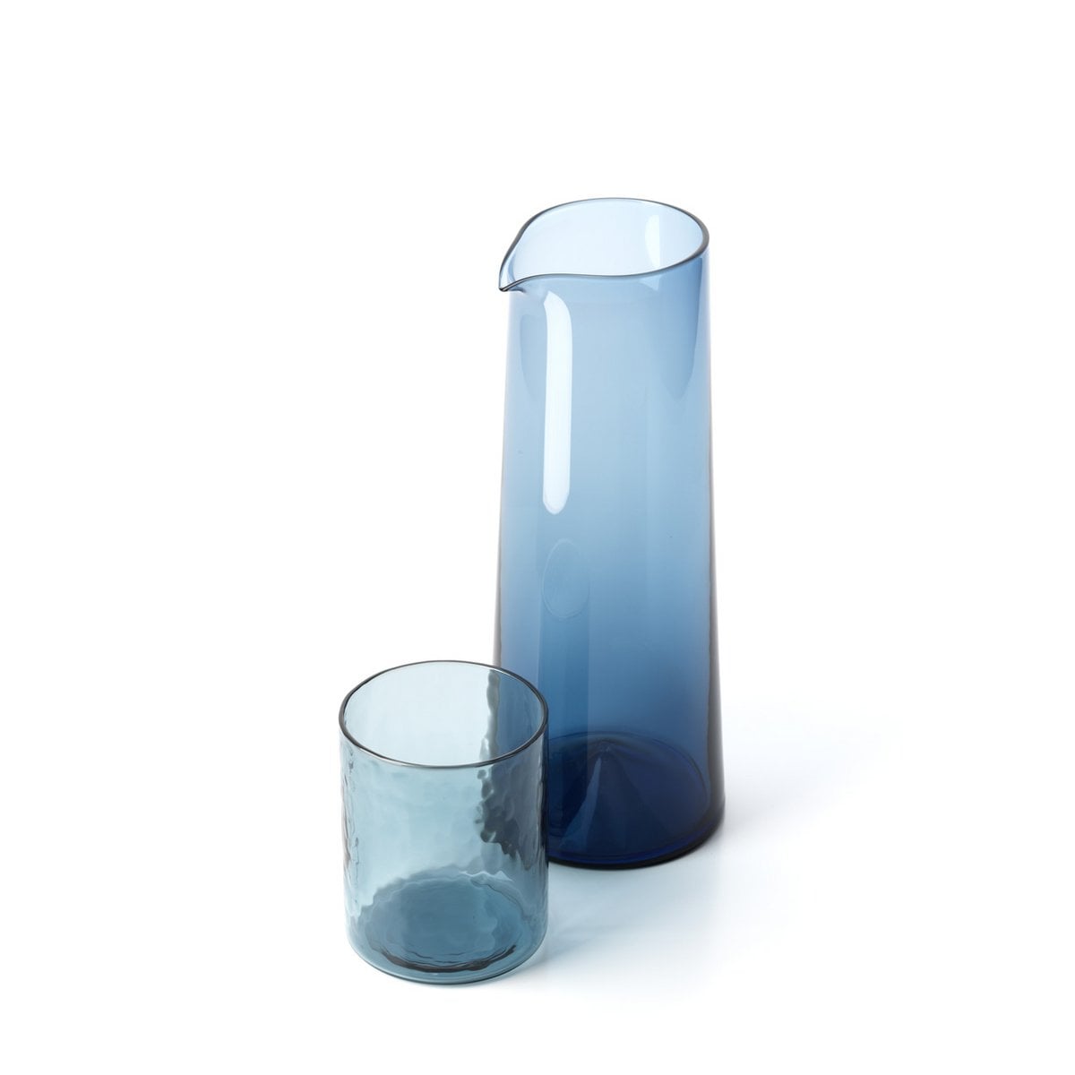 Le Gobelet Haut Martelé Azure - Bleu