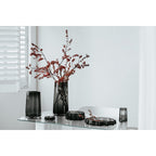 Grand bol ou récipient de luxe moderne-classique, design élégant, LENOX 05 Gris
