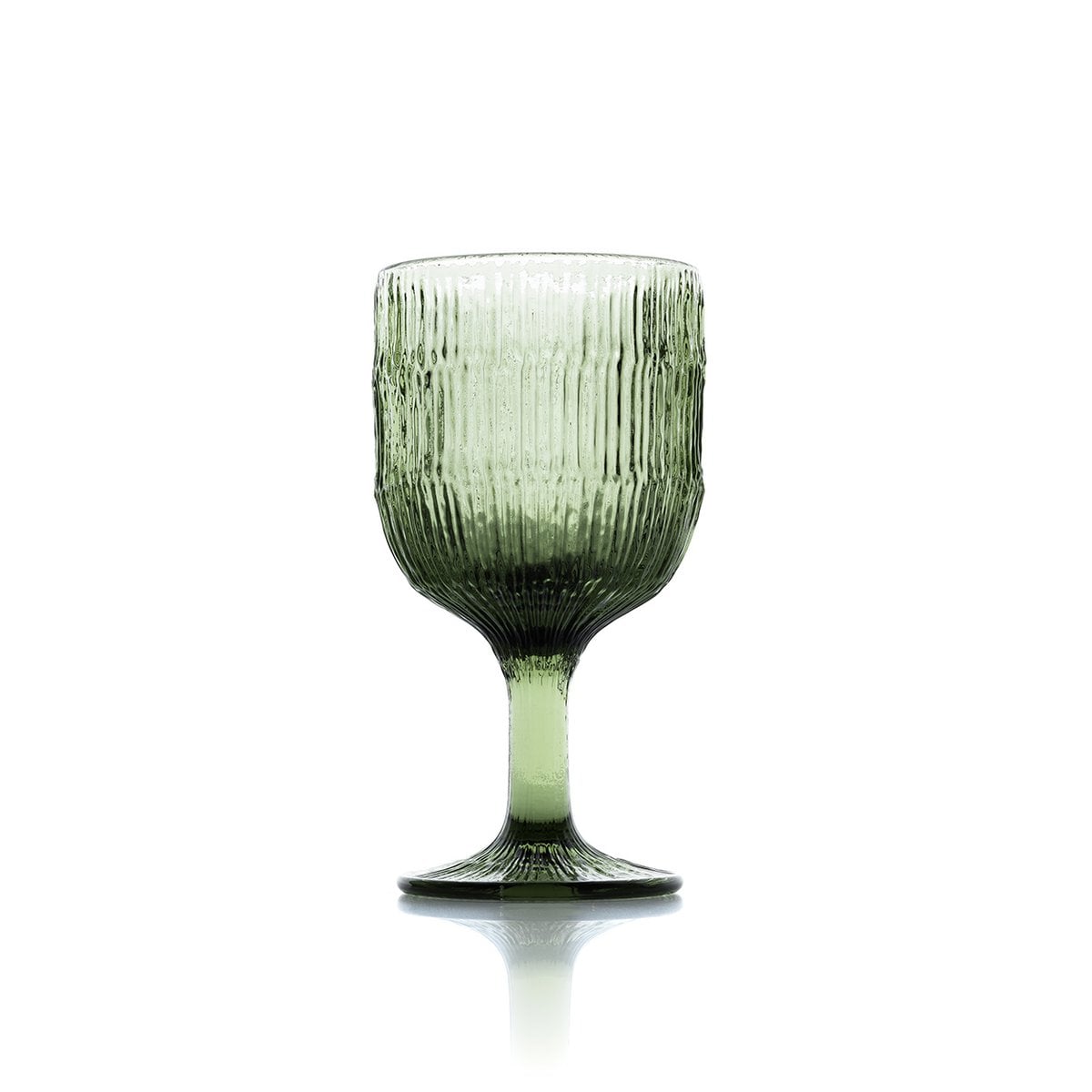 Le verre à vin Moss Ripple - Vert