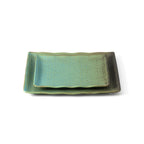 Assiette Carrée Le Lagon - L