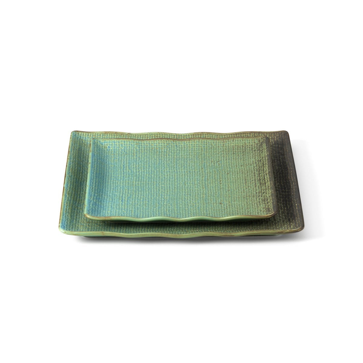Assiette Carrée Le Lagon - L