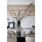 vase en verre épais de style rétro XXL, série: TYLER 46GR, verre de luxe épais de 9 mm