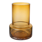 Art de la Table Vase en verre LUXE 9mm, couleur ambre : style design rétro TYLER 25 Zistyhome art de la table
