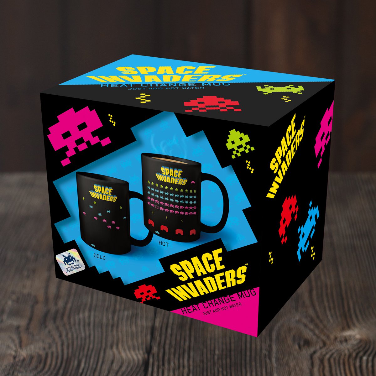 Space Invaders - Tasse "Space Invaders" - avec changement de couleur