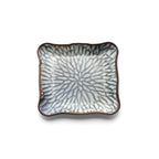 Assiette Carrée The Lotus Ice - Gris Marron - M