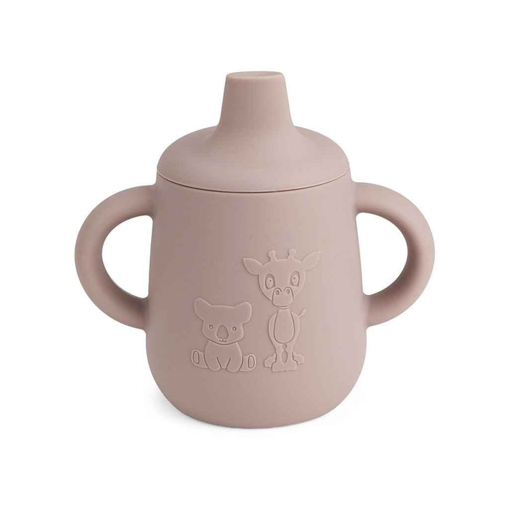 Gobelet en silicone Aiko avec couvercle sippy