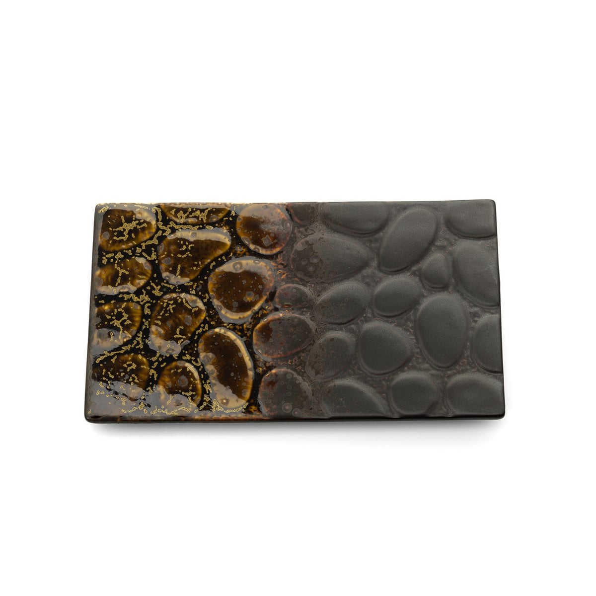 L'Assiette Rectangulaire Merapi - Marron