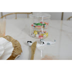 Porte-couteaux chats en porcelaine - lot de 6