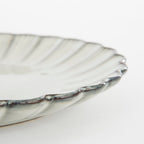 Assiette petit déjeuner Corfou Gris