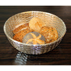 EDZARD panier panier décoratif Basso, argenté, résistant au ternissement, diamètre 26 cm