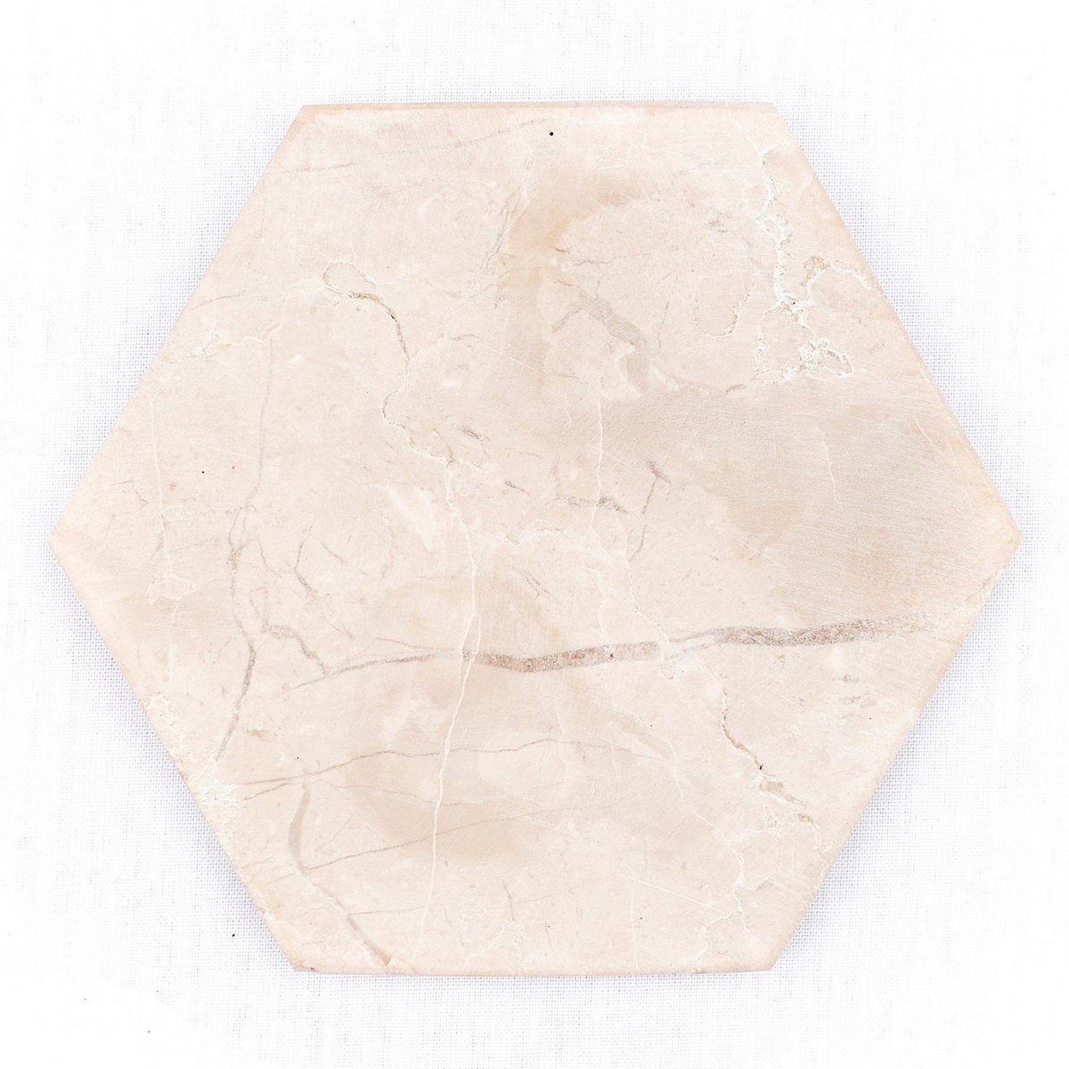 Marble Coasters Handmade Set de 4 ou 8 INAI (blanc)