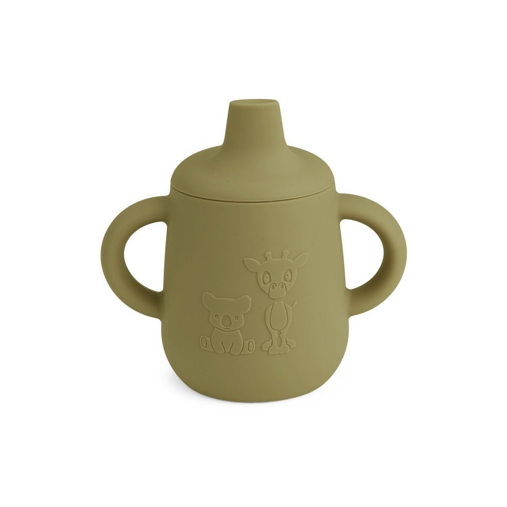 Gobelet en silicone Aiko avec couvercle sippy