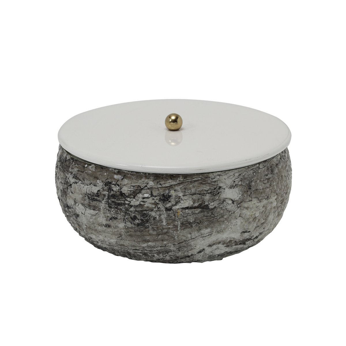 Boîte de rangement mosaïque marbre