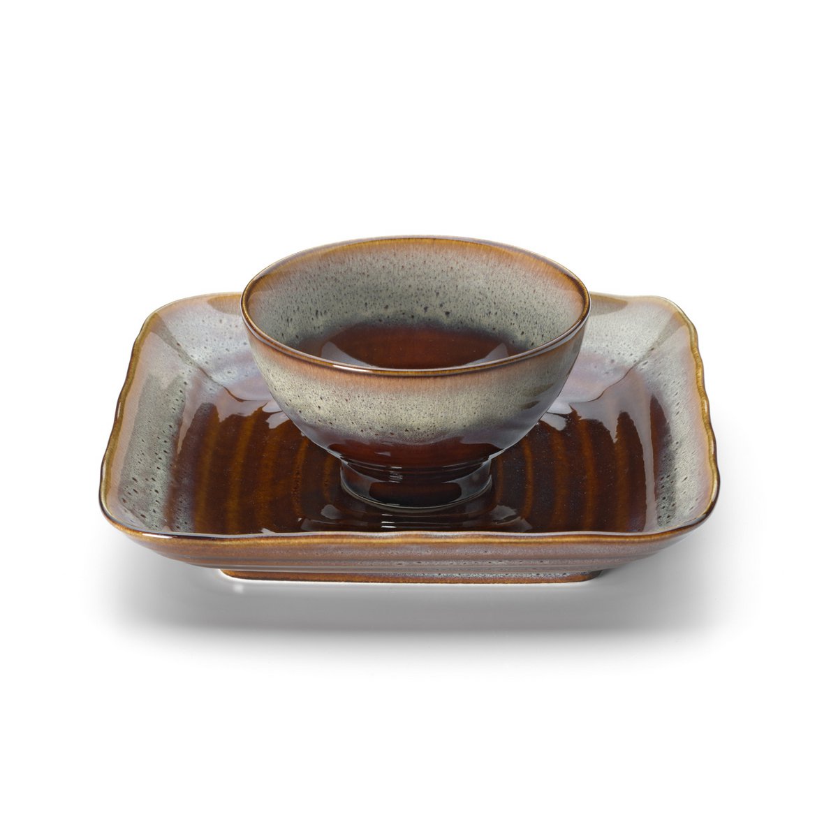Le Bol Horizon Fumé - Marron Gris - S