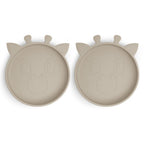Akila assiette en silicone 2-pack Girafe