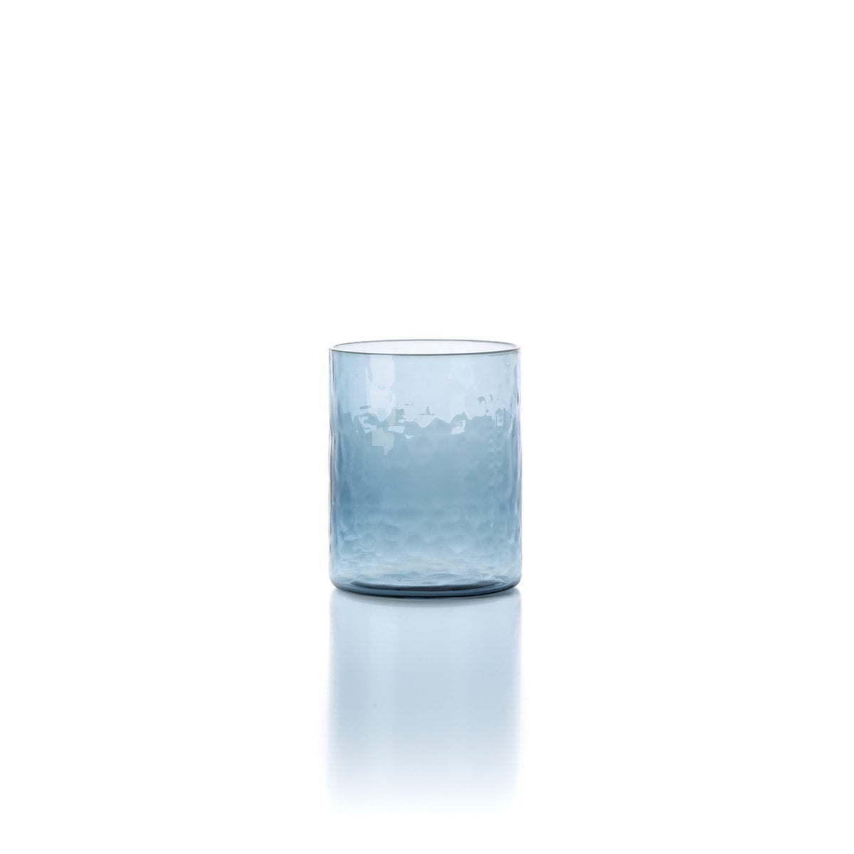 Le Gobelet Haut Martelé Azure - Bleu