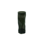 Art de la Table Grand vase cylindrique en verre de 9 mm d'épaisseur, de forme irrégulière, comme du bois noir. ABU40GR Zistyhome art de la table