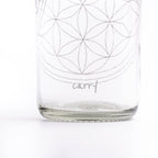 FLEUR DE VIE Bouteille en verre de 1,0 l