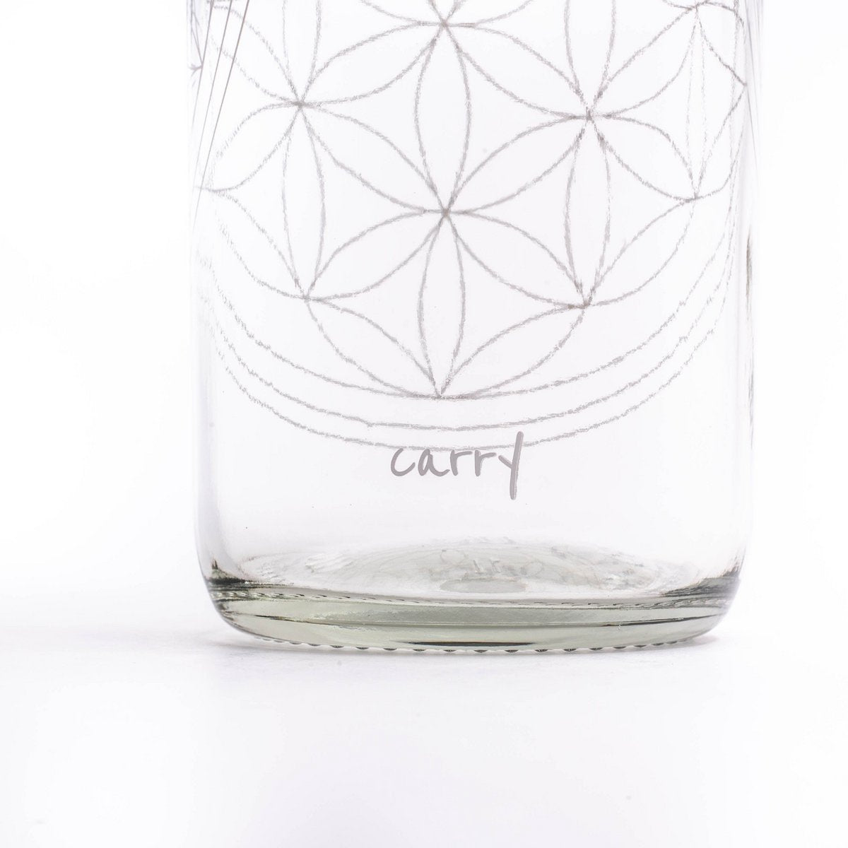 FLEUR DE VIE Bouteille en verre de 1,0 l