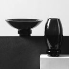 Petit vase moderne, design innovant, dos en verre haut de gamme. RUD15ZW